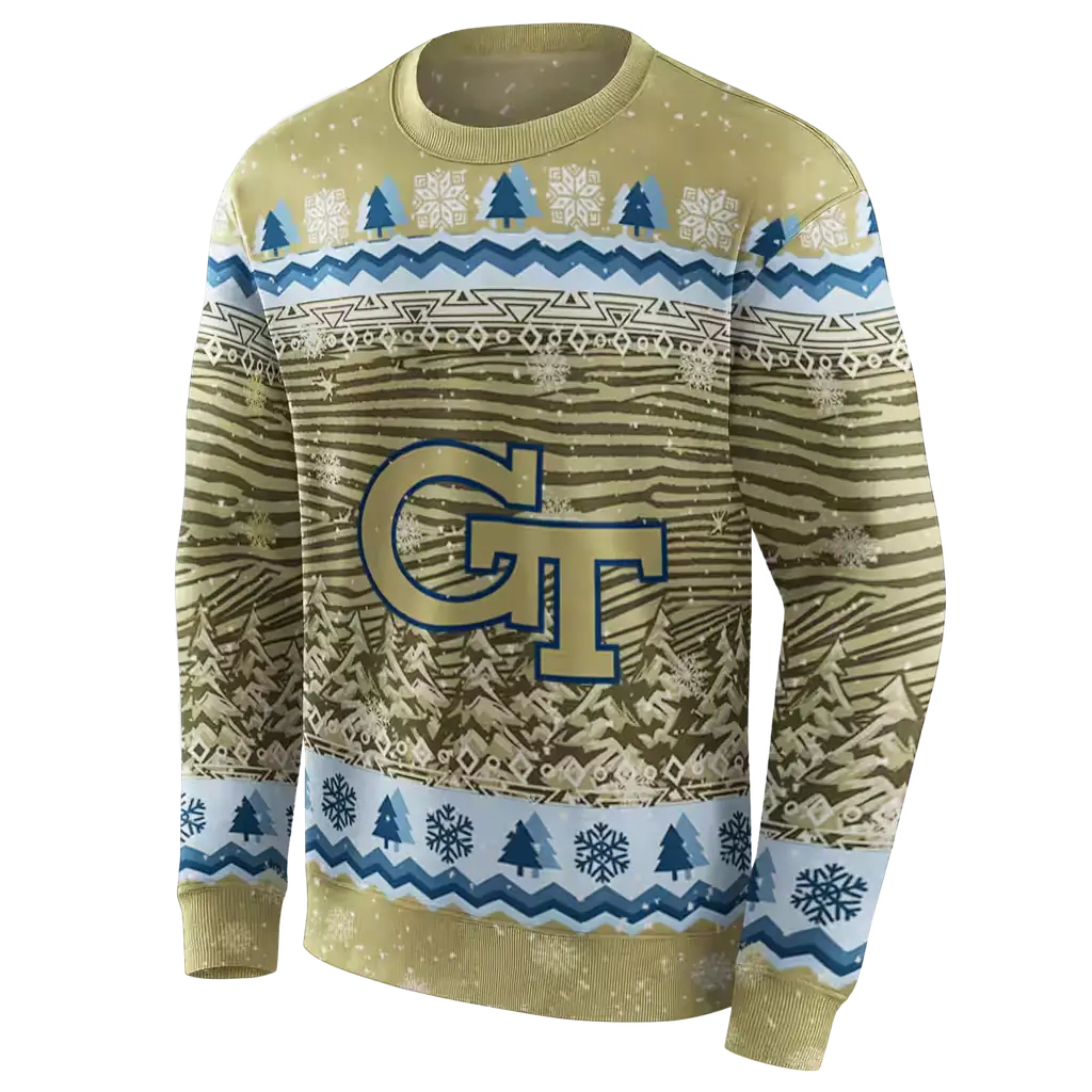 georgia tech yellow jackets christmas trees gold hoodie new arrival georgia tech yellow jackets christmas trees gold hoodie new arrival