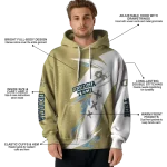 georgia tech yellow jackets dynamic slash gold white hoodie best selling