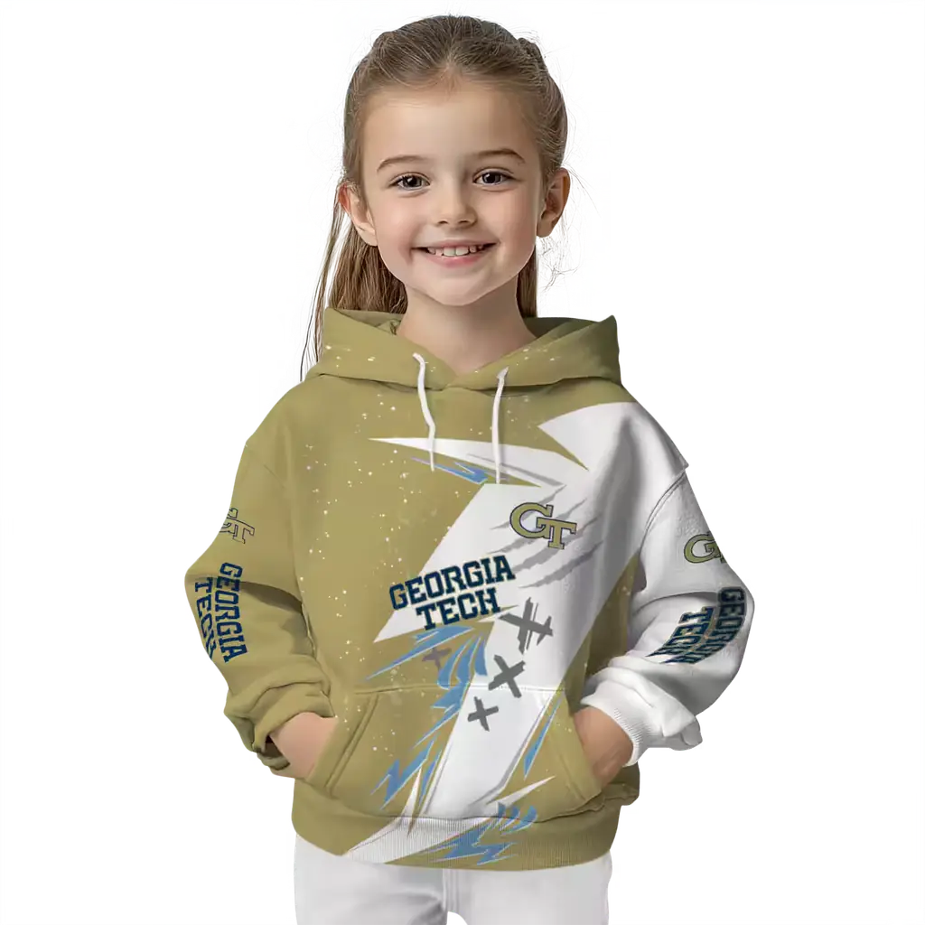 georgia tech yellow jackets dynamic slash gold white hoodie top rated georgia tech yellow jackets dynamic slash gold white hoodie top rated