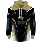 georgia tech yellow jackets futuristic pattern gold black hoodie best selling