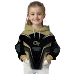 georgia tech yellow jackets futuristic pattern gold black hoodie best selling