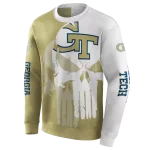 georgia tech yellow jackets graphic punisher gold white hoodie best selling