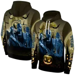 georgia tech yellow jackets halloween vibes gold black hoodie best selling