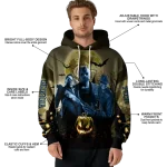 georgia tech yellow jackets halloween vibes gold black hoodie best selling