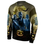 georgia tech yellow jackets halloween vibes gold black hoodie best selling