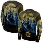 georgia tech yellow jackets halloween vibes gold black hoodie best selling