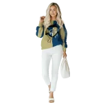 georgia tech yellow jackets heartbeat graphic gold hoodie best selling