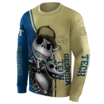 georgia tech yellow jackets jack skellington gold hoodie best selling