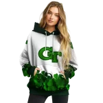 georgia tech yellow jackets lucky motif white green hoodie best selling