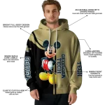 georgia tech yellow jackets mickey mouse gold black hoodie best selling