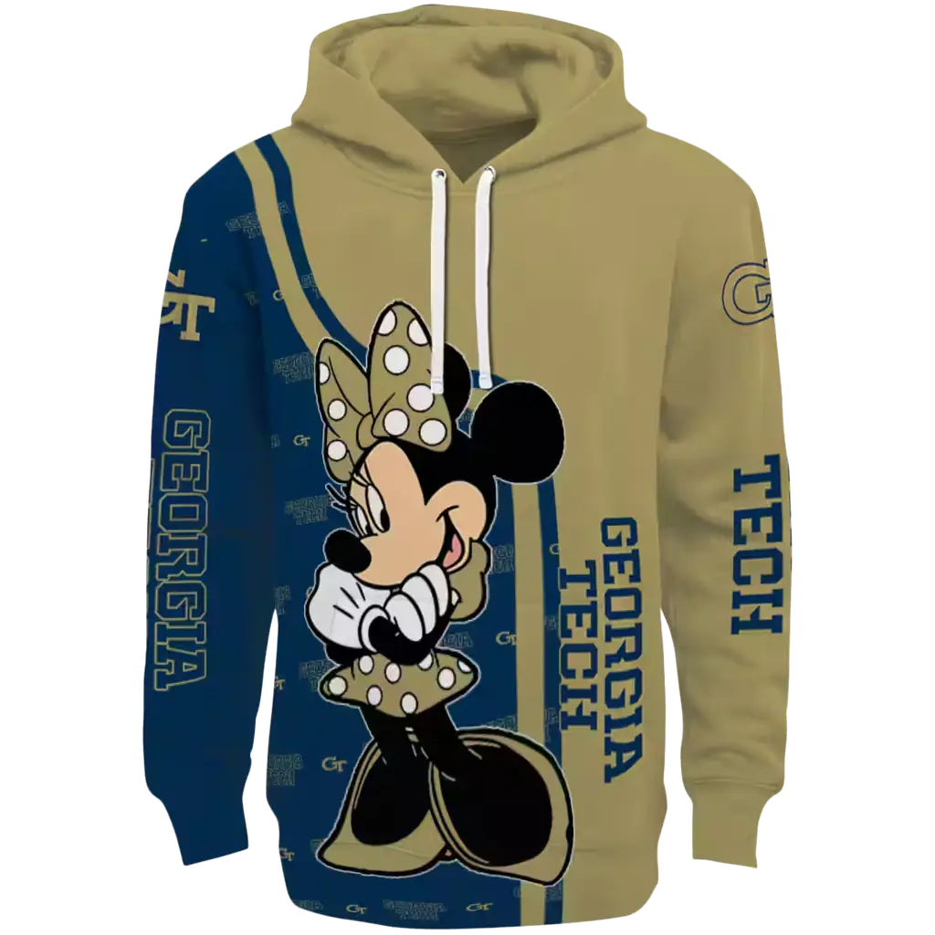 georgia tech yellow jackets minnie mouse gold hoodie best selling georgia tech yellow jackets minnie mouse gold hoodie best selling