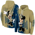 georgia tech yellow jackets minnie mouse gold hoodie best selling