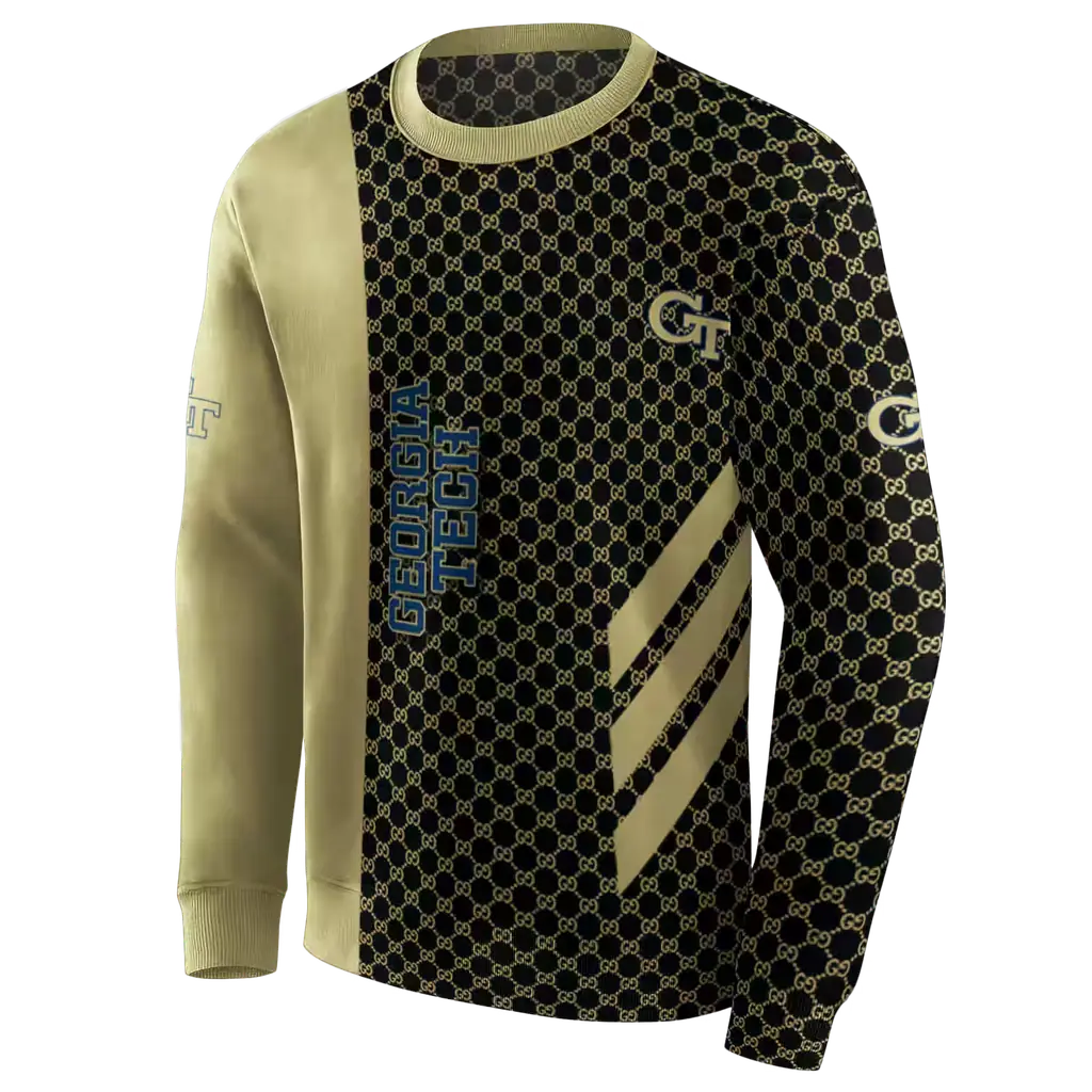 georgia tech yellow jackets monogram pattern gold hoodie new arrival georgia tech yellow jackets monogram pattern gold hoodie new arrival