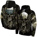 georgia tech yellow jackets skull artwork gold black hoodie best selling