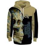 georgia tech yellow jackets skull motif gold black hoodie best selling