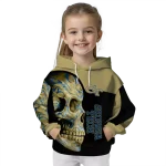 georgia tech yellow jackets skull motif gold black hoodie best selling