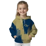 georgia tech yellow jackets splatter effect gold hoodie best selling