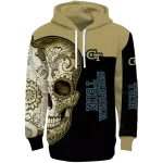 georgia tech yellow jackets sugar skull gold black hoodie best selling