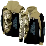 georgia tech yellow jackets sugar skull gold black hoodie best selling