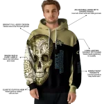georgia tech yellow jackets sugar skull gold black hoodie best selling