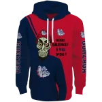 gonzaga bulldogs achmed skull blue hoodie best selling
