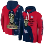 gonzaga bulldogs achmed skull blue hoodie best selling