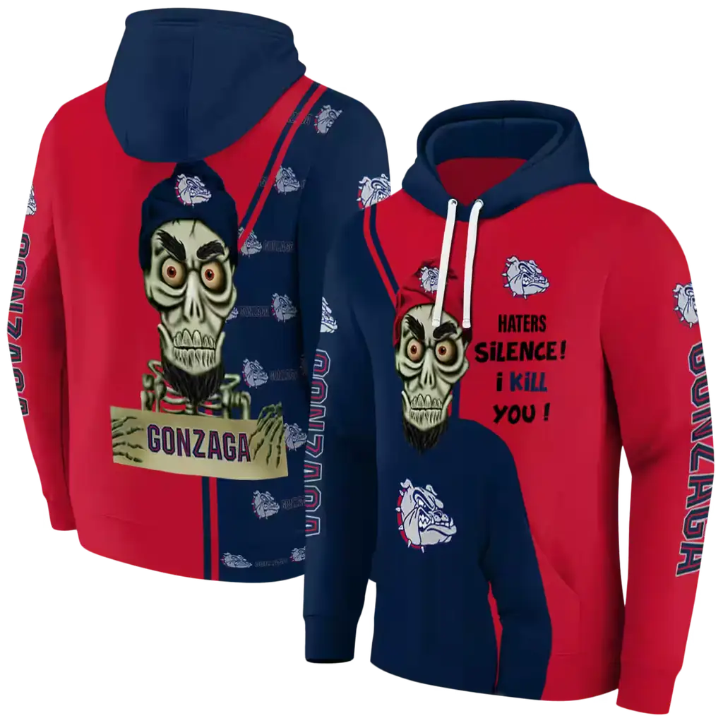 gonzaga bulldogs achmed skull blue hoodie fashion forward gonzaga bulldogs achmed skull blue hoodie fashion forward