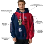 gonzaga bulldogs achmed skull blue hoodie best selling