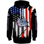 gonzaga bulldogs american pride black hoodie best selling