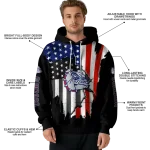 gonzaga bulldogs american pride black hoodie best selling