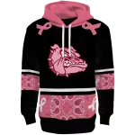 gonzaga bulldogs awareness ribbon black pink hoodie best selling