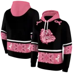 gonzaga bulldogs awareness ribbon black pink hoodie best selling
