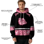 gonzaga bulldogs awareness ribbon black pink hoodie best selling