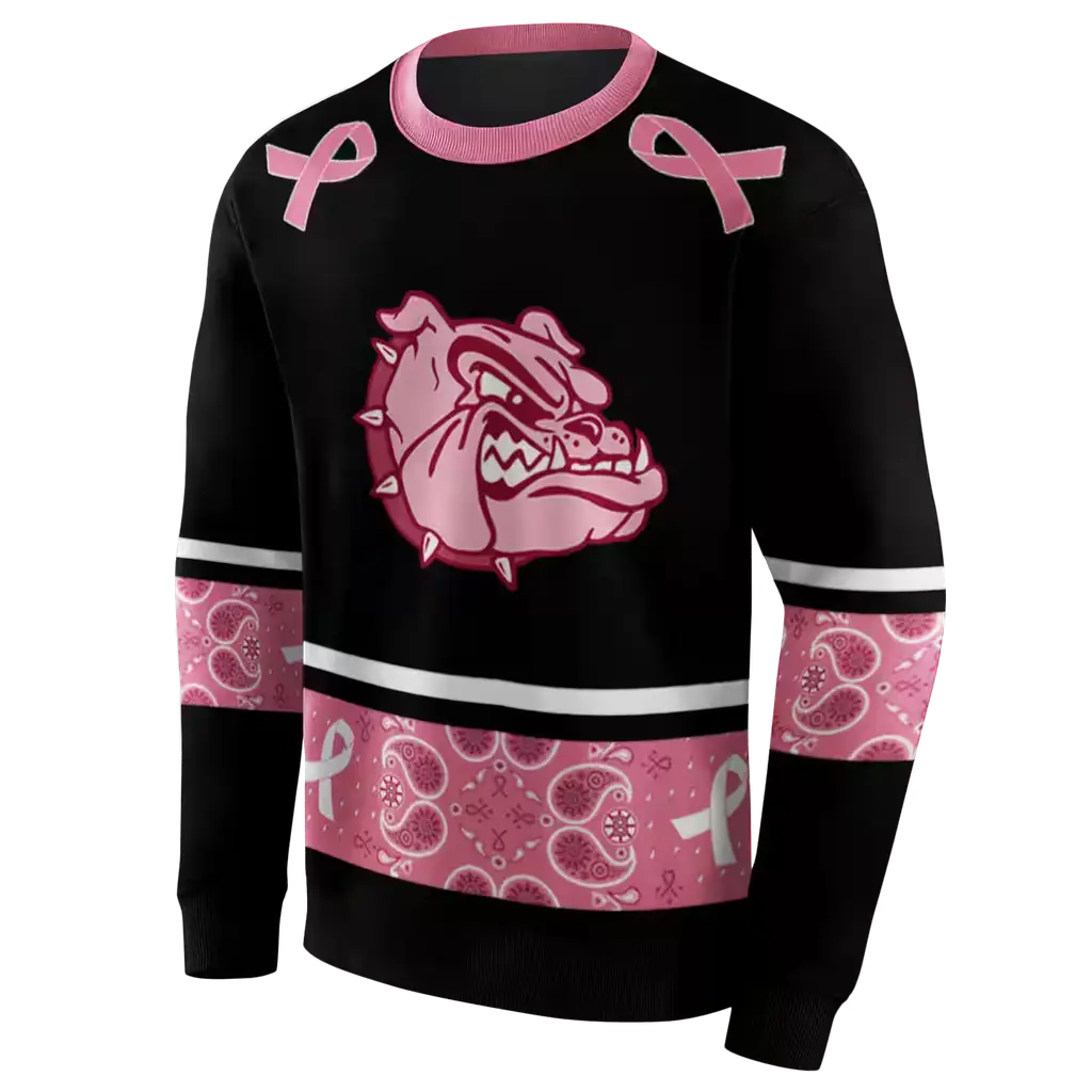 gonzaga bulldogs awareness ribbon black pink hoodie new arrival gonzaga bulldogs awareness ribbon black pink hoodie new arrival