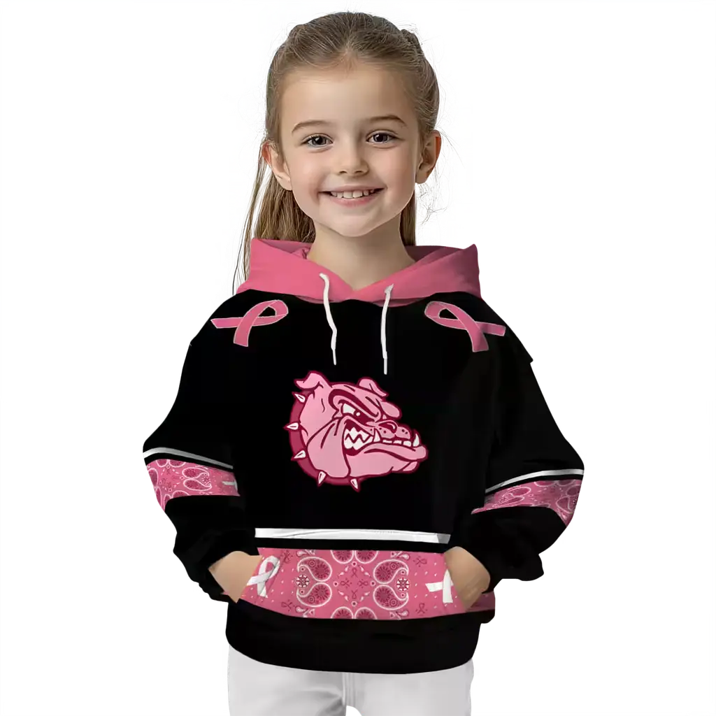 gonzaga bulldogs awareness ribbon black pink hoodie top rated gonzaga bulldogs awareness ribbon black pink hoodie top rated