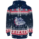 gonzaga bulldogs christmas trees blue hoodie best selling