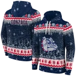 gonzaga bulldogs christmas trees blue hoodie best selling