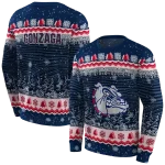 gonzaga bulldogs christmas trees blue hoodie best selling