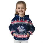 gonzaga bulldogs christmas trees blue hoodie best selling