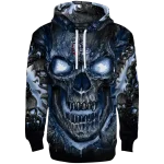 gonzaga bulldogs demonic skull blue black hoodie best selling