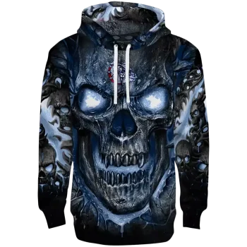 gonzaga bulldogs demonic skull blue black hoodie best selling