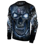 gonzaga bulldogs demonic skull blue black hoodie best selling
