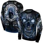 gonzaga bulldogs demonic skull blue black hoodie best selling