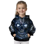 gonzaga bulldogs demonic skull blue black hoodie best selling