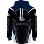 gonzaga bulldogs futuristic pattern blue black hoodie best selling