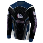 gonzaga bulldogs futuristic pattern blue black hoodie best selling