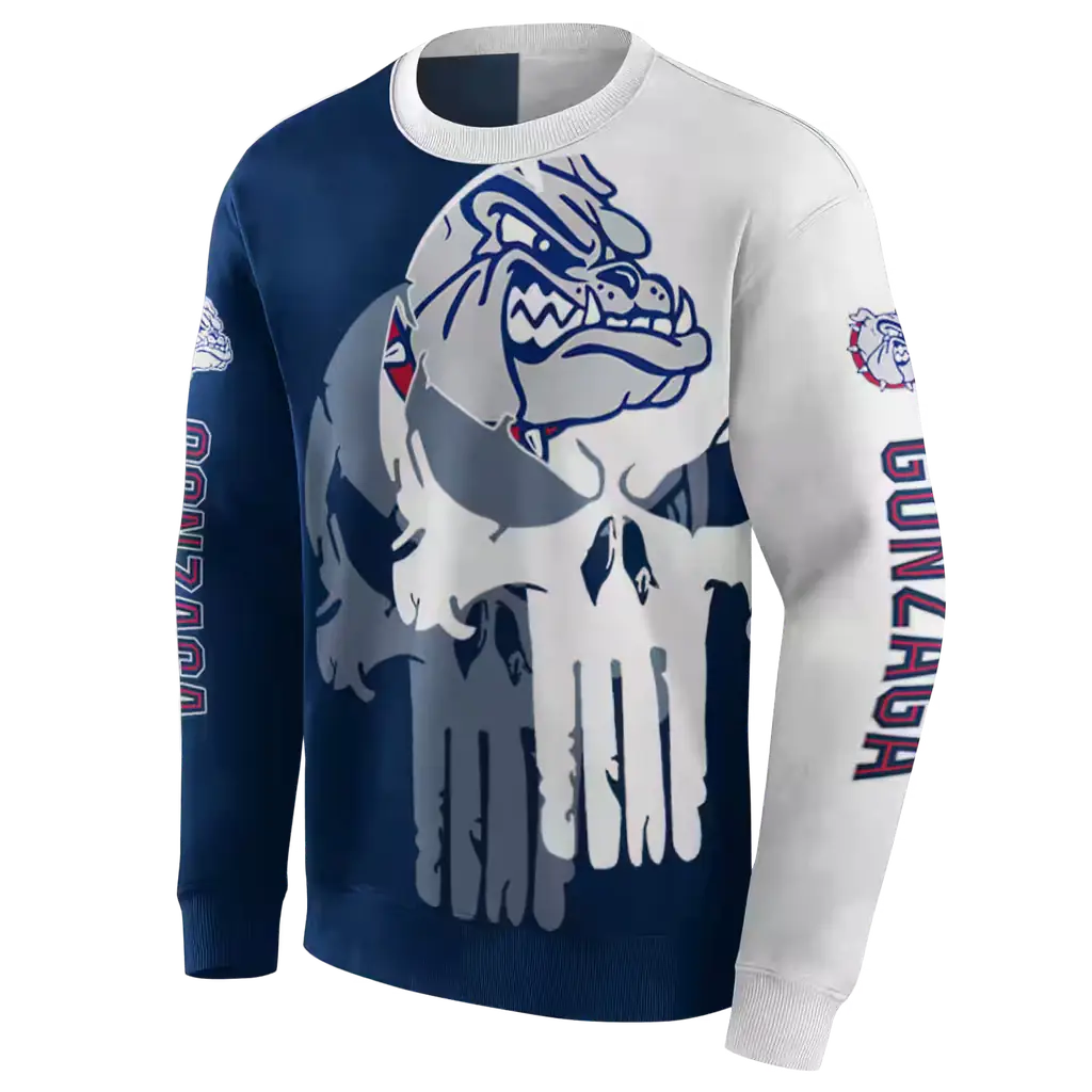 gonzaga bulldogs graphic punisher blue white hoodie new arrival gonzaga bulldogs graphic punisher blue white hoodie new arrival