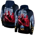 gonzaga bulldogs halloween vibes blue black hoodie best selling