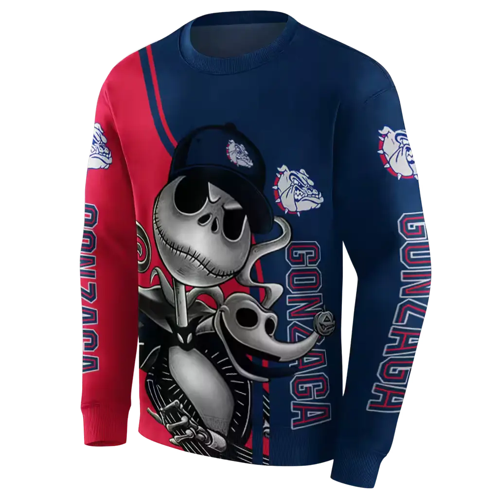 gonzaga bulldogs jack skellington blue hoodie new arrival gonzaga bulldogs jack skellington blue hoodie new arrival