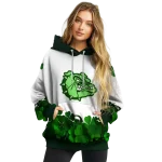 gonzaga bulldogs lucky motif white green hoodie best selling